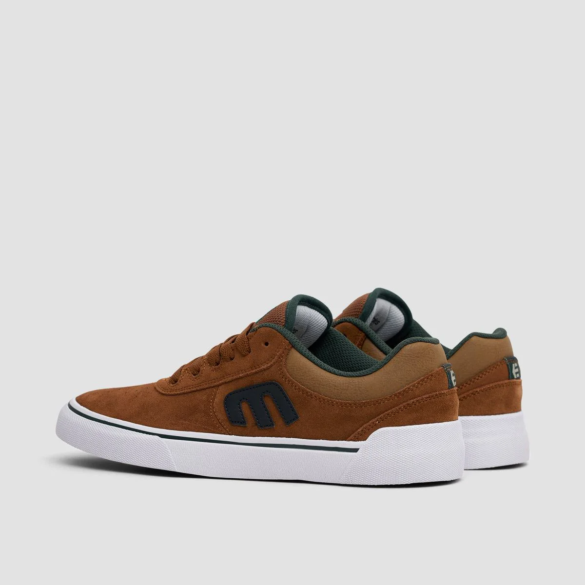 Etnies Joslin Vulc Shoes - Brown/Green - Image 3