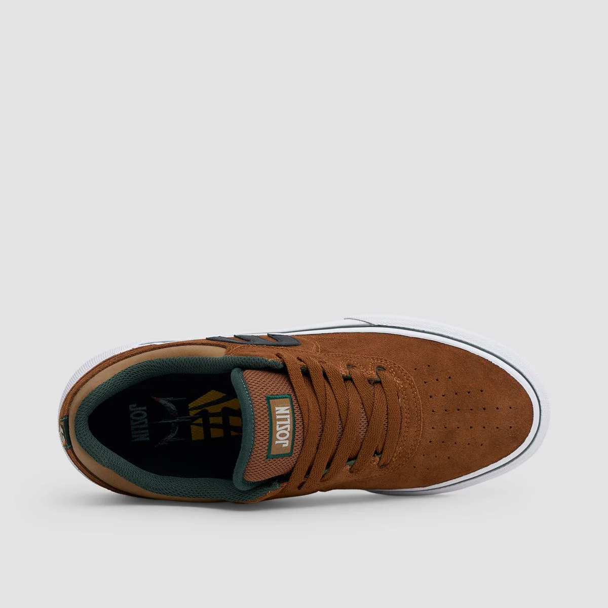 Etnies Joslin Vulc Shoes - Brown/Green - Image 4
