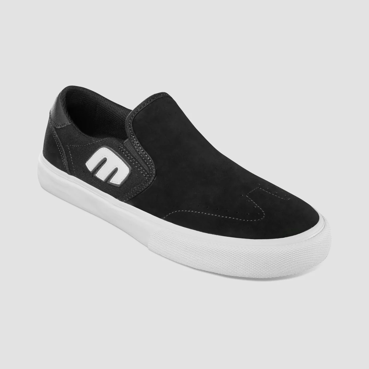 Etnies Lo-Cut Slip On Shoes - Black/White - Image 2