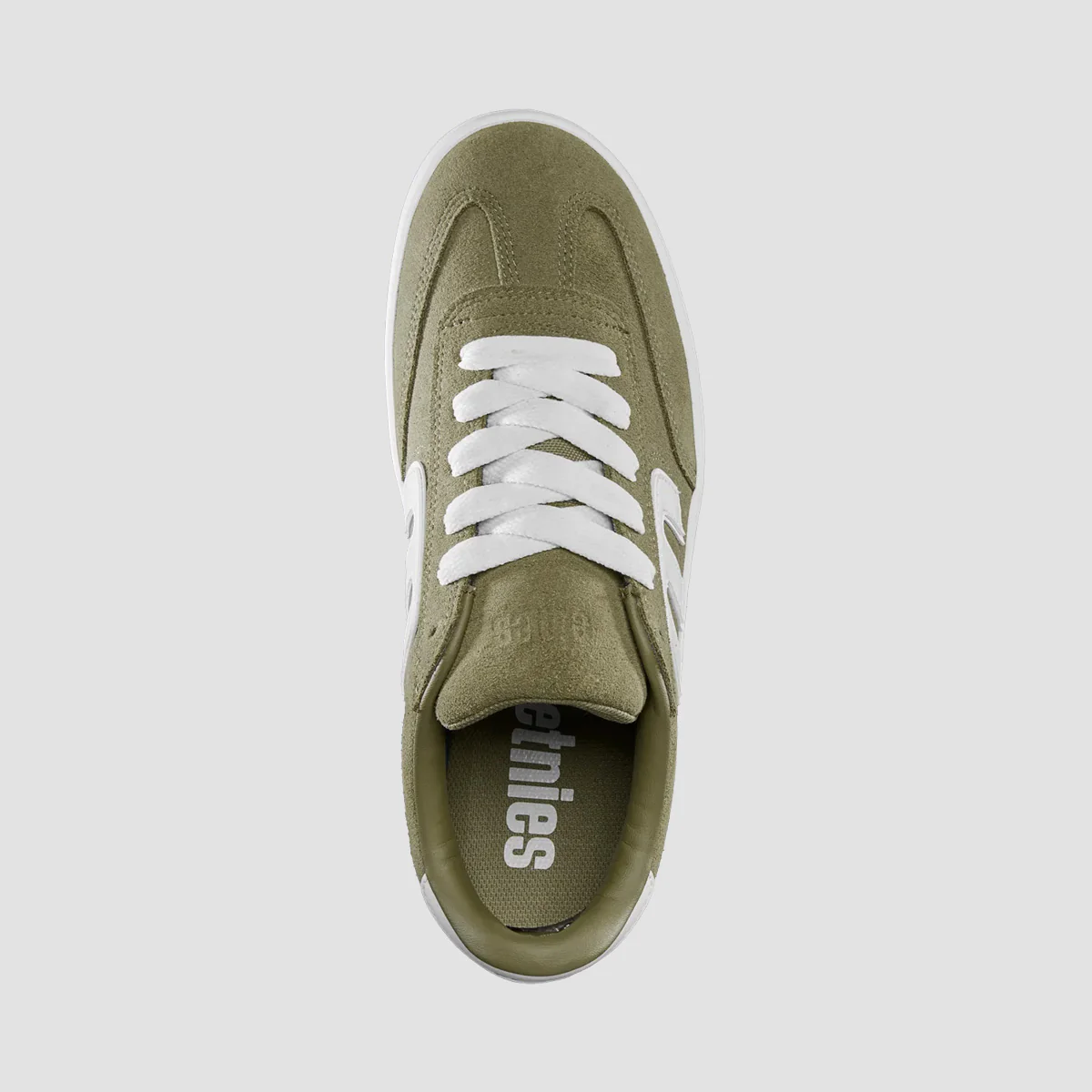 Etnies Locut Shoes - Olive/White - Image 2