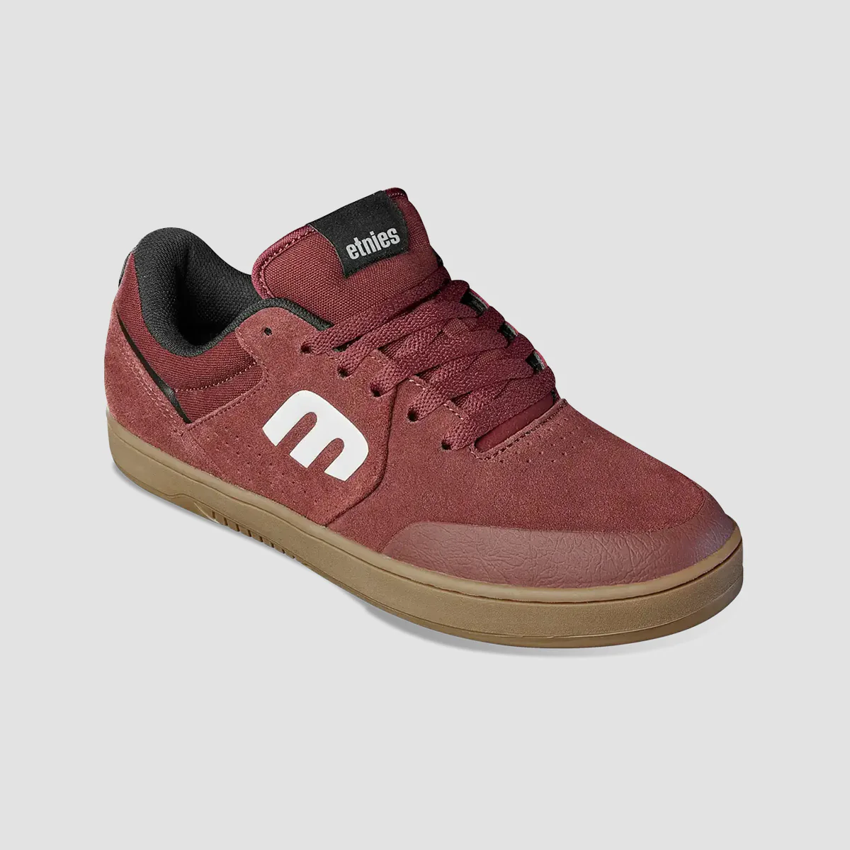 Etnies Marana Shoes - Maroon/Black/White - Image 2