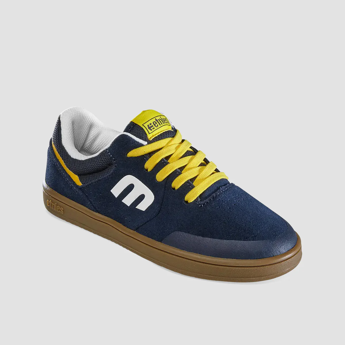 Etnies Marana Shoes - Navy/Gum/Yellow - Kids - Image 2