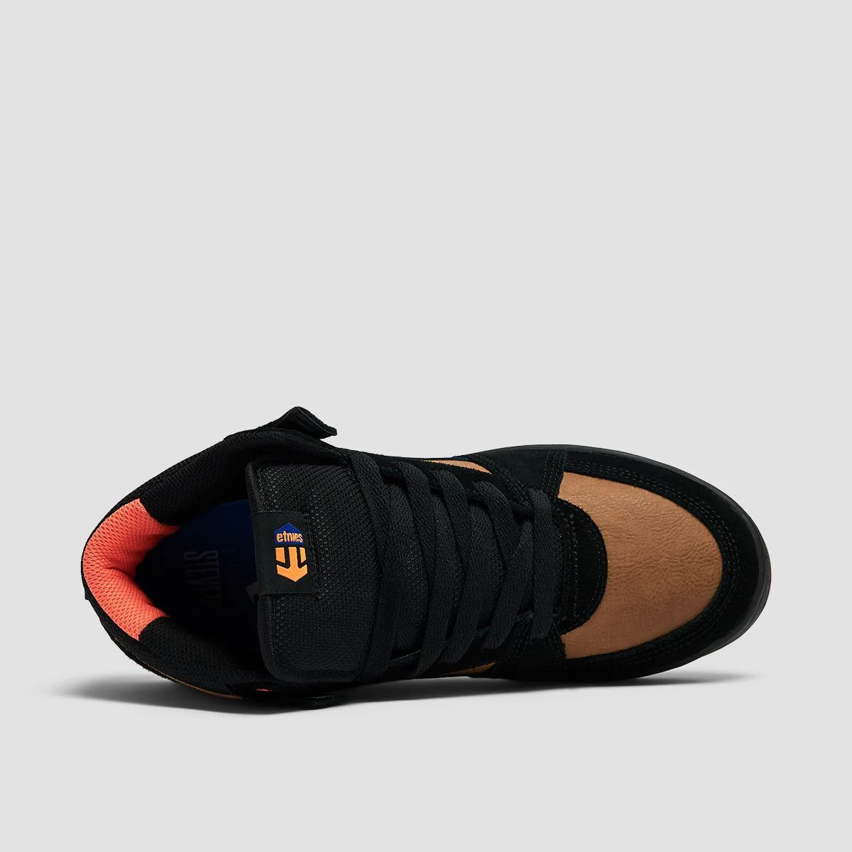Etnies Mc Rap Hi Shoes - Black/Brown - Image 4