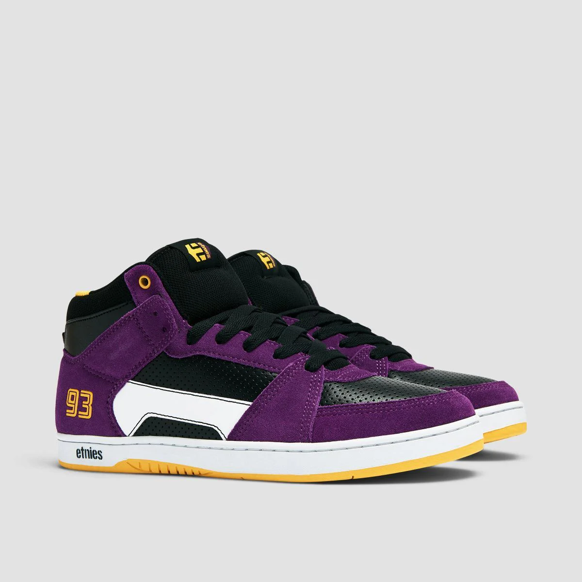 Etnies Mc Rap Hi Shoes - Purple - Image 2