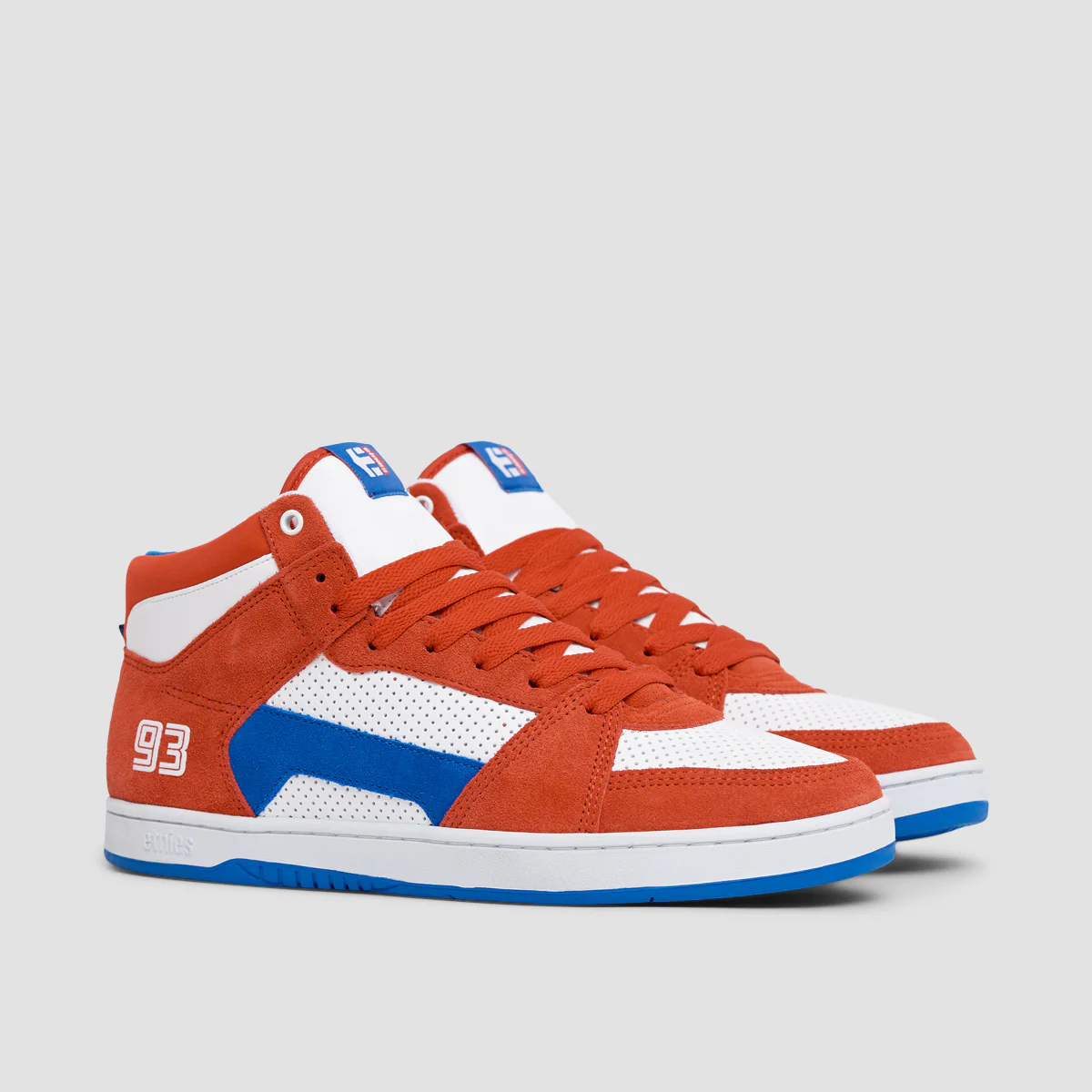Etnies MC Rap Hi Shoes - Red/White/Blue - Image 2