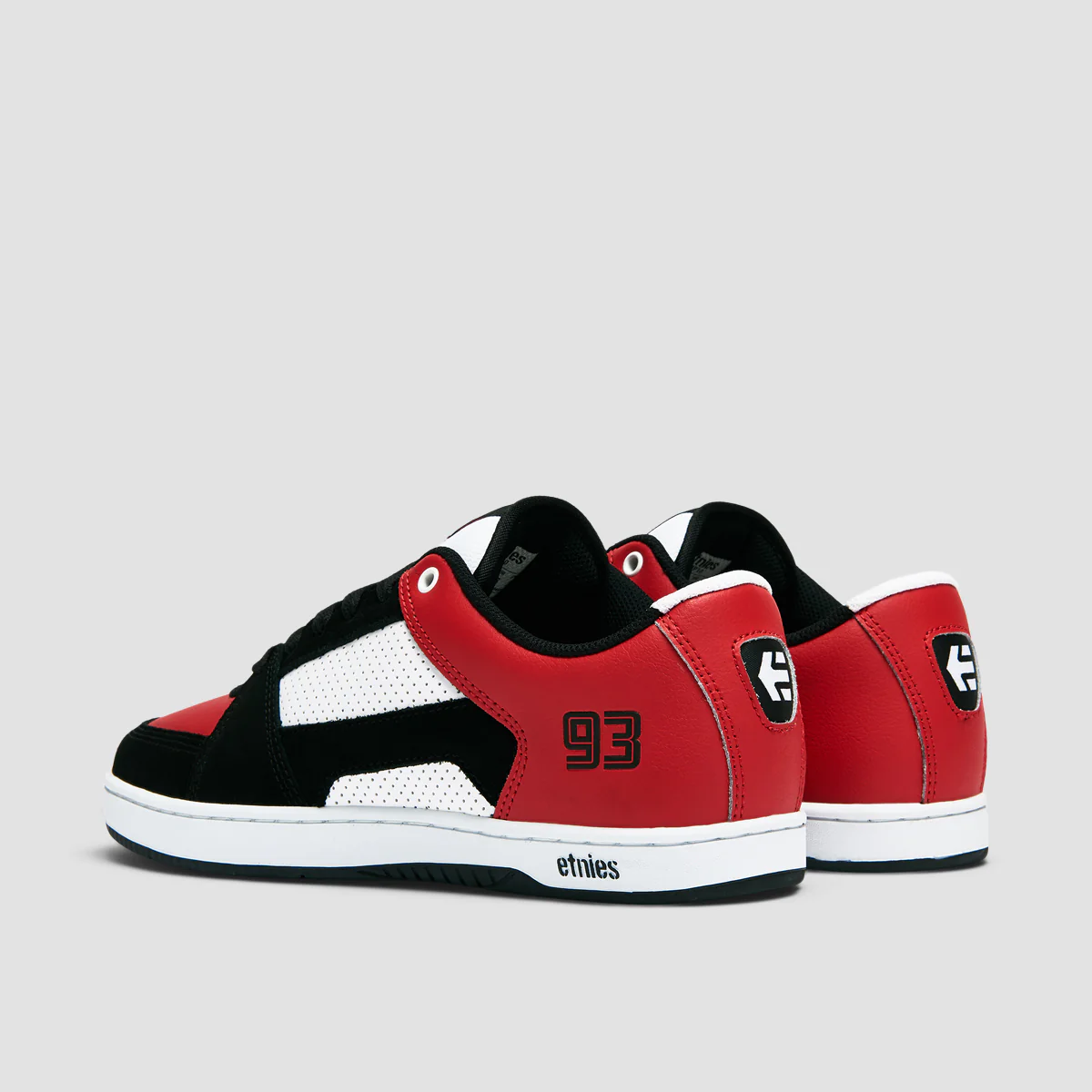 Etnies Mc Rap Lo Shoes - Black/Red/White - Image 3
