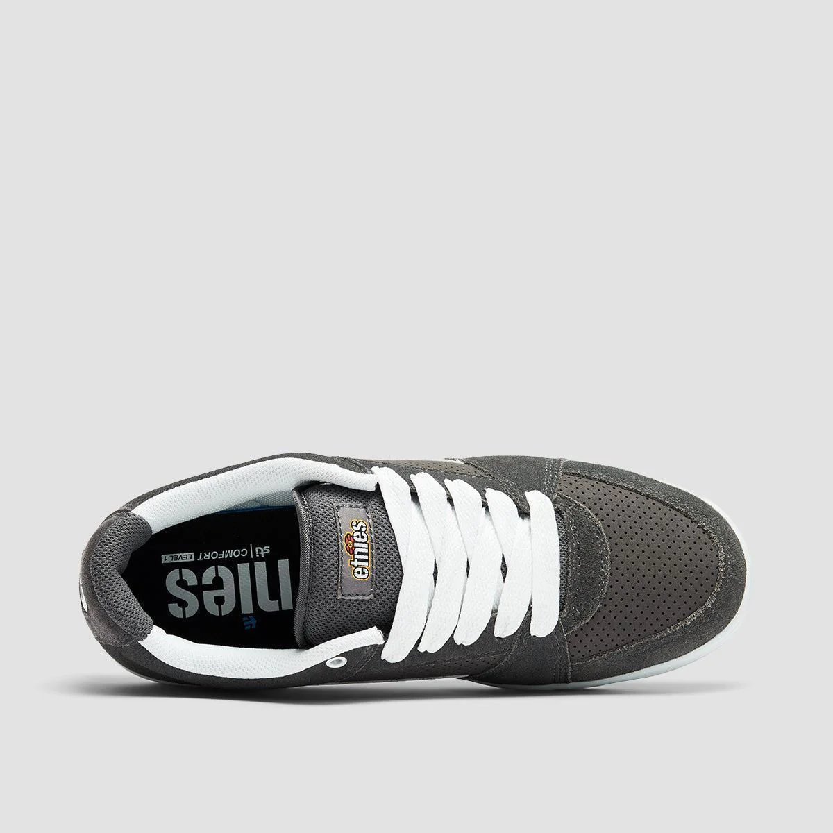 Etnies MC Rap Lo Shoes - Grey/White - Image 4