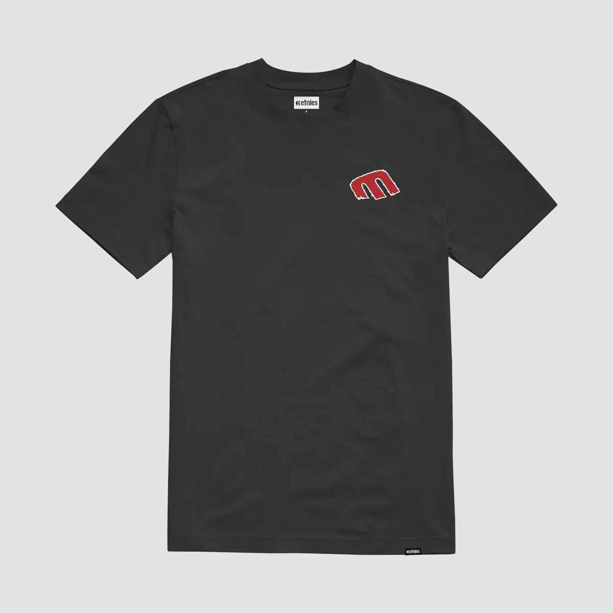 Etnies Rebel E T-Shirt Black/Red - Image 2