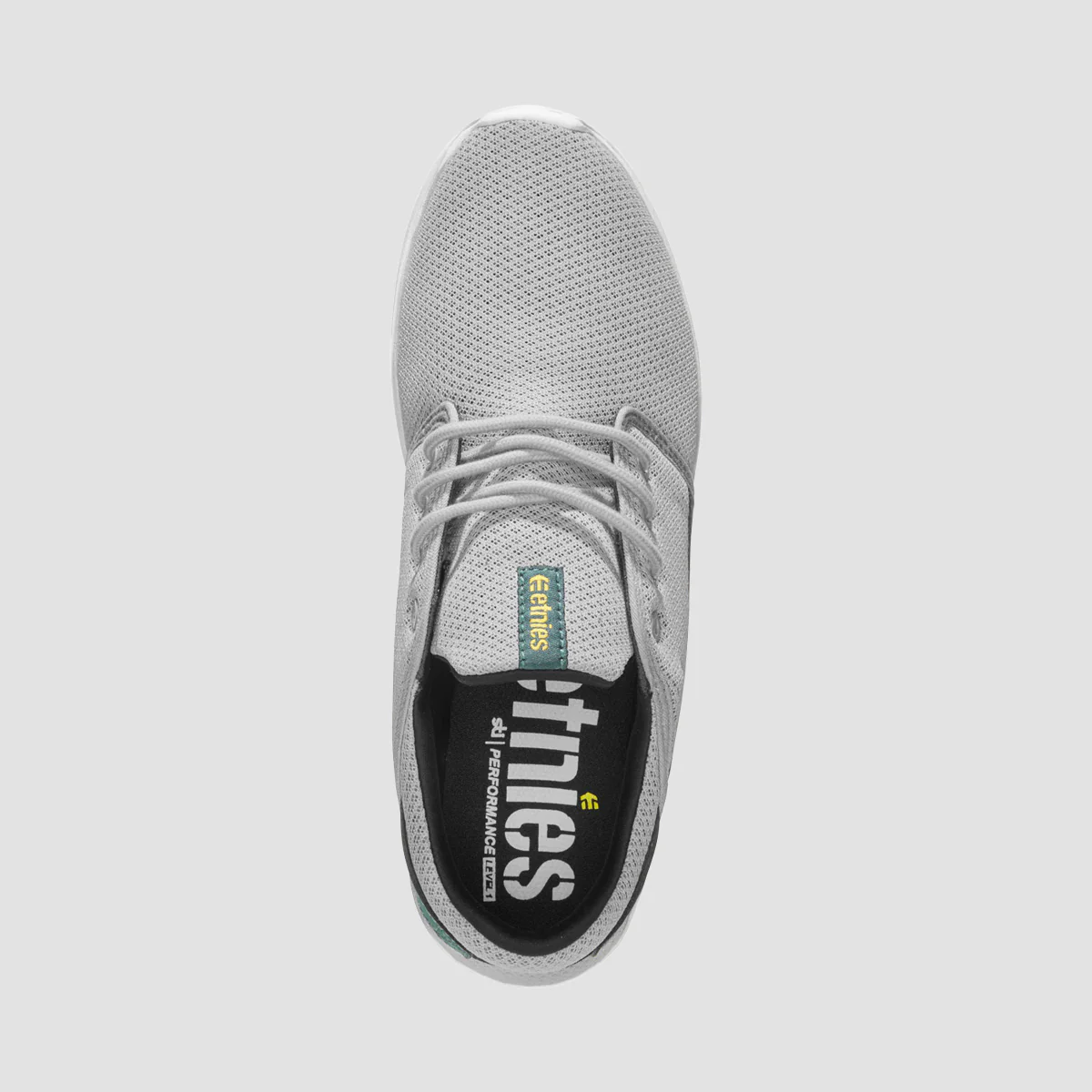 Etnies Scout Shoes - Light Grey/Yellow - Image 3