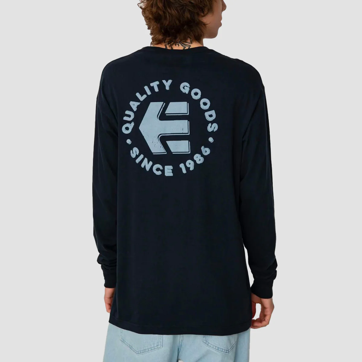 Etnies Since 1986 Longsleeve T-Shirt Navy/Blue - Image 2