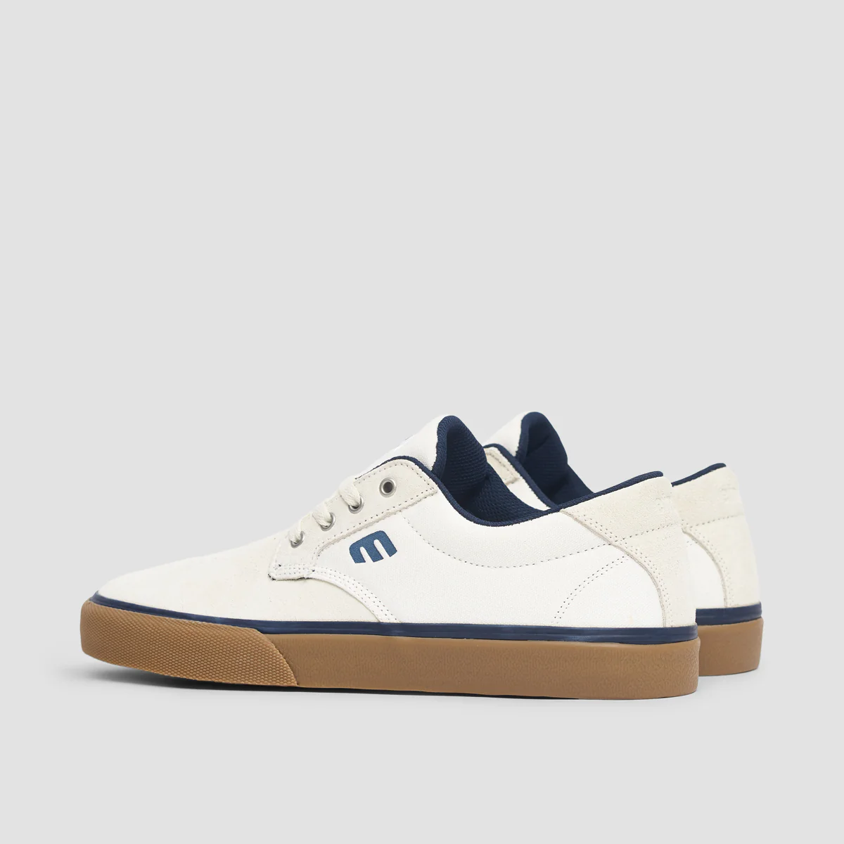 Etnies Singleton Vulc XLT Shoes - White/Navy/Gum - Image 3