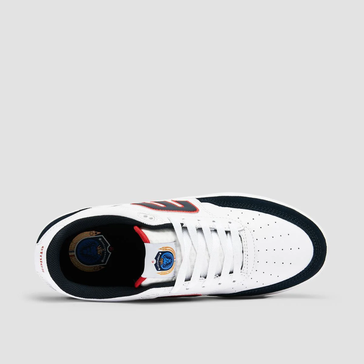 Etnies The Aurelien Michelin Shoes - White/Navy/Red - Image 4