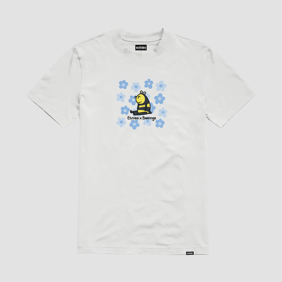 Etnies The Beeings Floral T-Shirt White