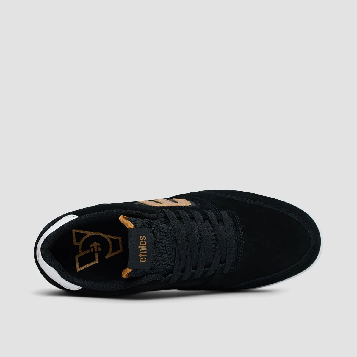 Etnies Veer Shoes - Black/Gold/White - Image 4