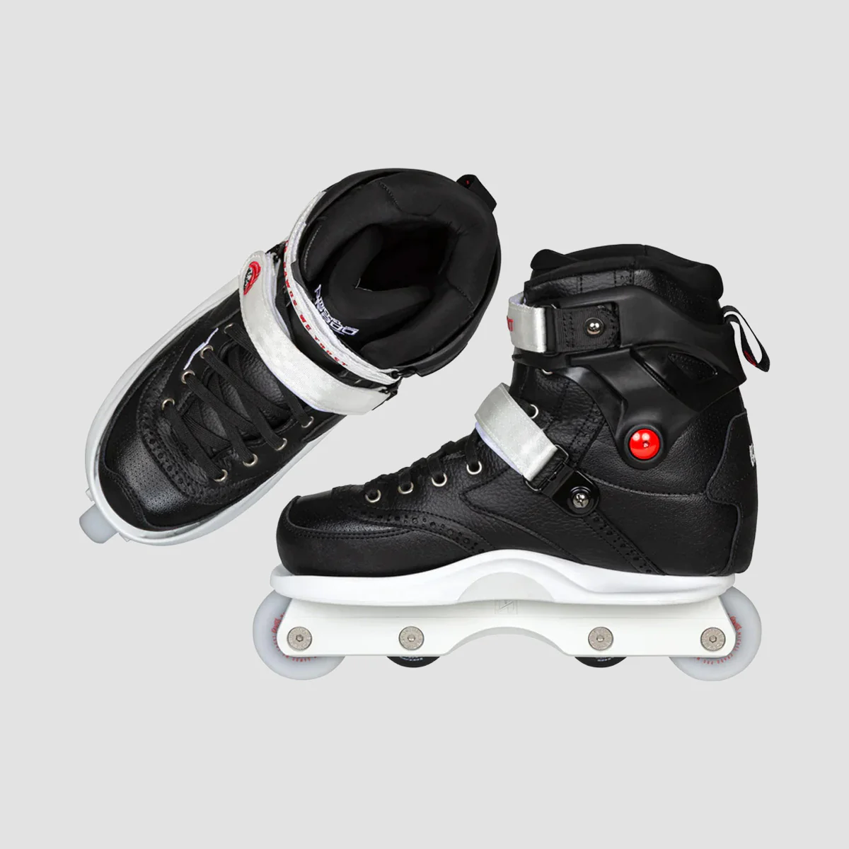 Gawds Michel Prado II Pro Aggressive Inline Skate Black/White - Image 2