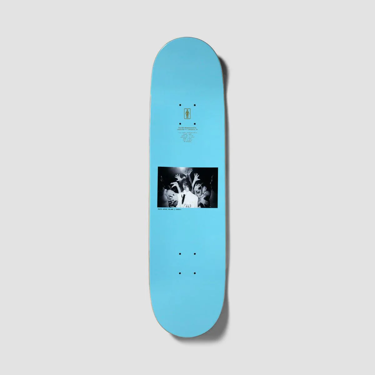 Girl Spike Photo Karen O Skateboard Deck - 8.25" - Image 2