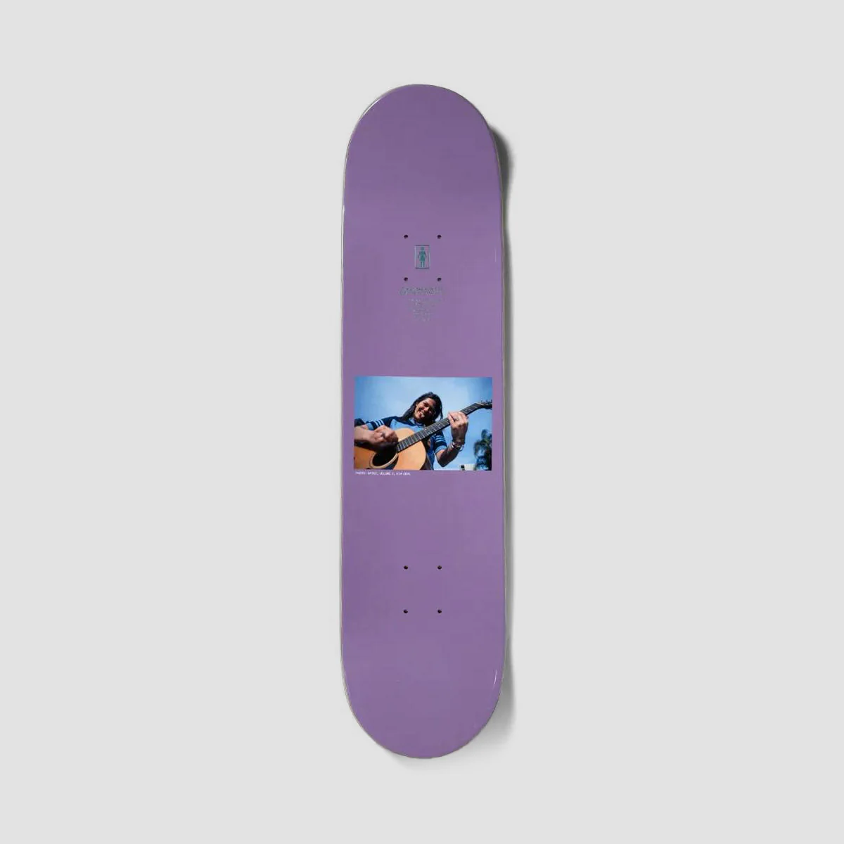 Girl Spike Photo Kim Deal Skateboard Deck - 8.5" - Image 2
