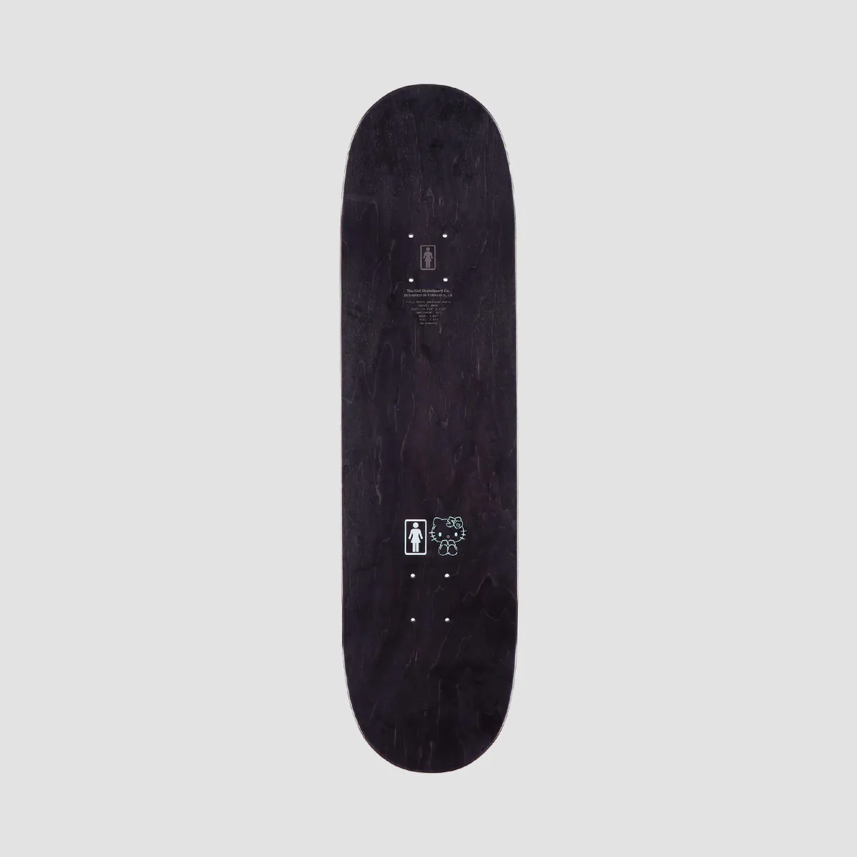 Girl x Hello Kitty 50th Anniversary Tyler Pacheco Twin Tip Skateboard Deck - 8.5" - Image 2