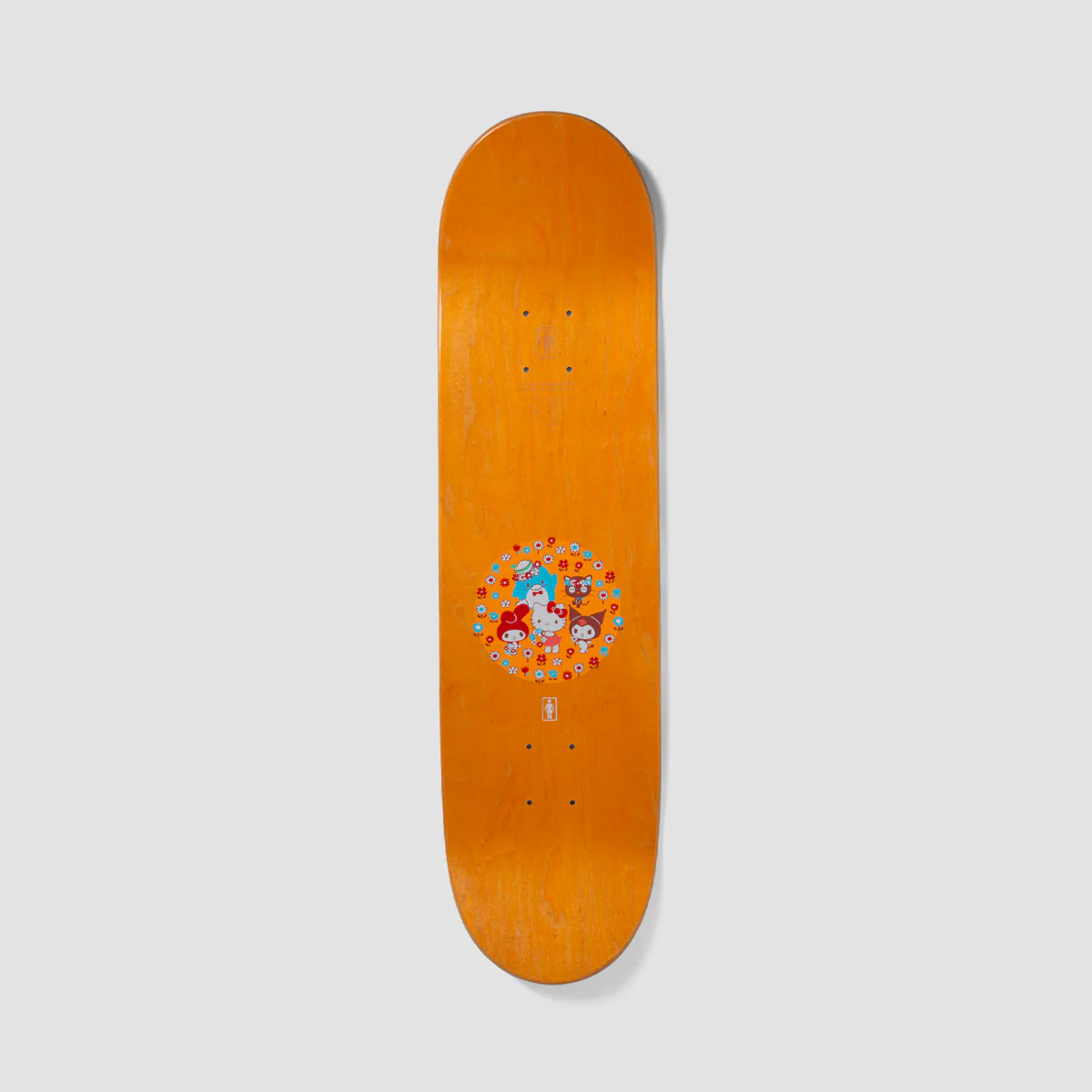 Girl X Hello Kitty and Friends Mike Carroll Skateboard Deck - 8.375" - Image 2