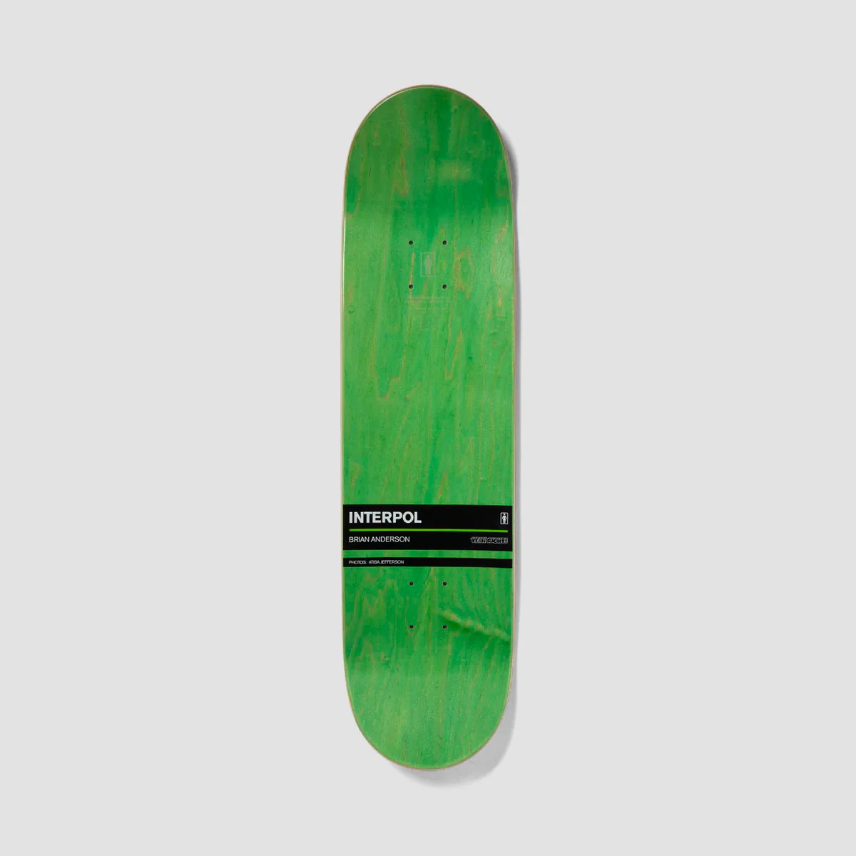 Girl X Yeah Right! X Interpol X Brian Anderson X Atiba Skateboard Deck - 8" - Image 2