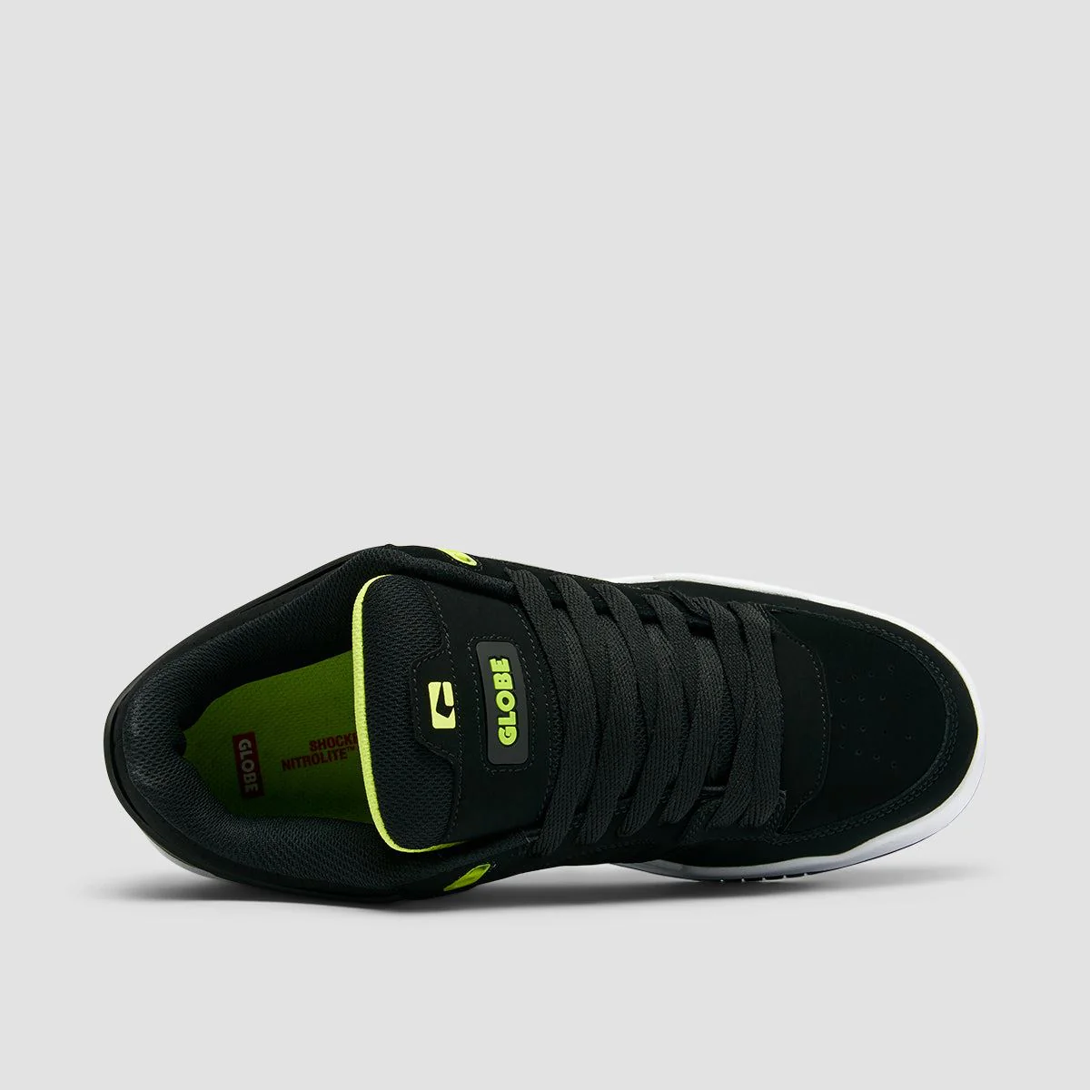 Globe Agent Shoes - Black/Lime - Image 4