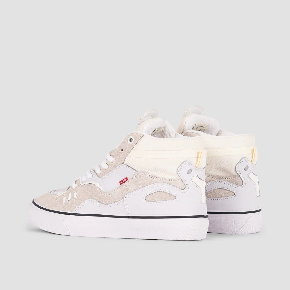 Globe Dimension High Top Shoes - White/Montano - Image 3