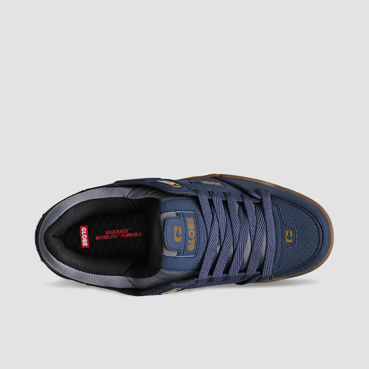 Globe Fusion Shoes - Navy/Grey - Image 2