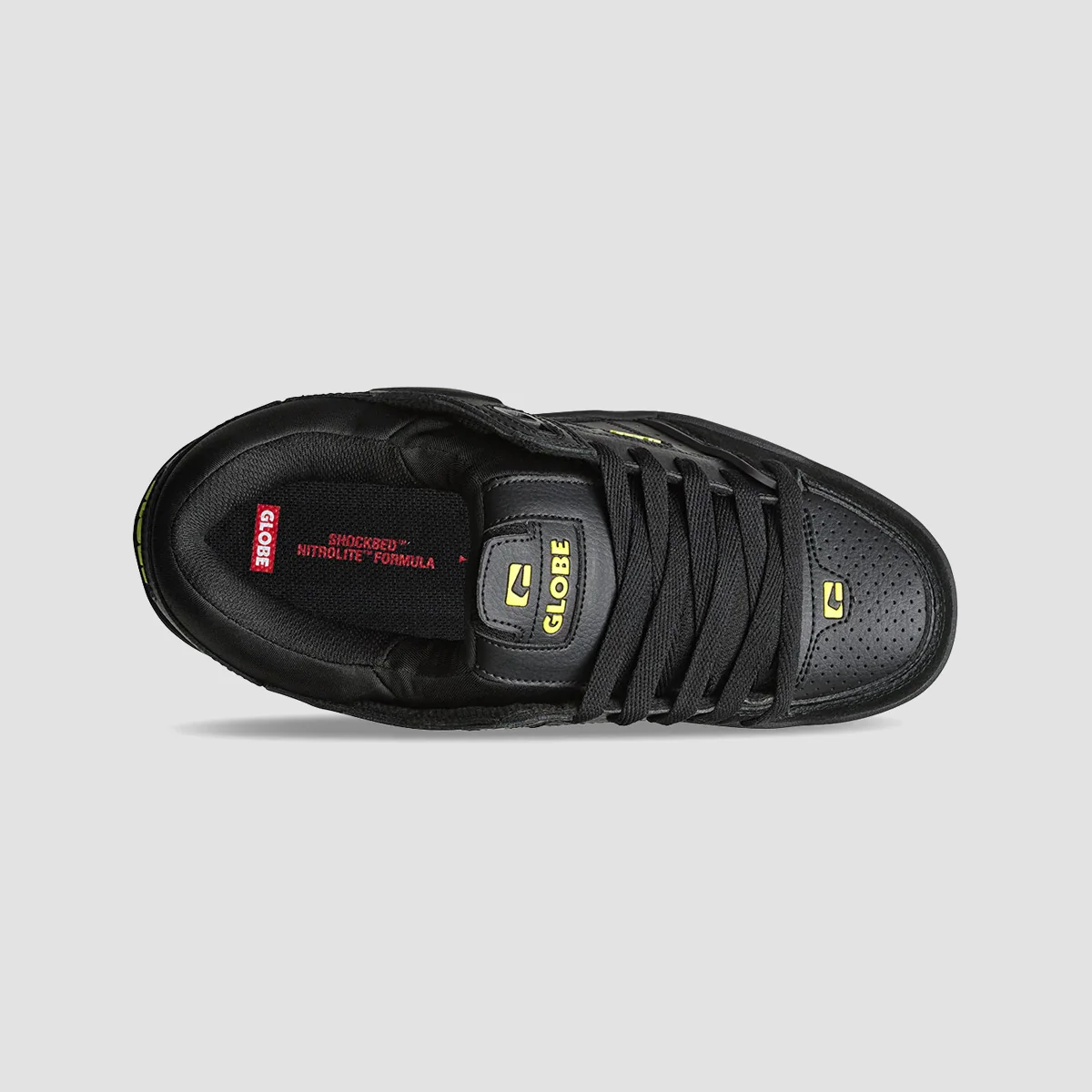 Globe Fusion Shoes - Onyx/Citrus - Image 2