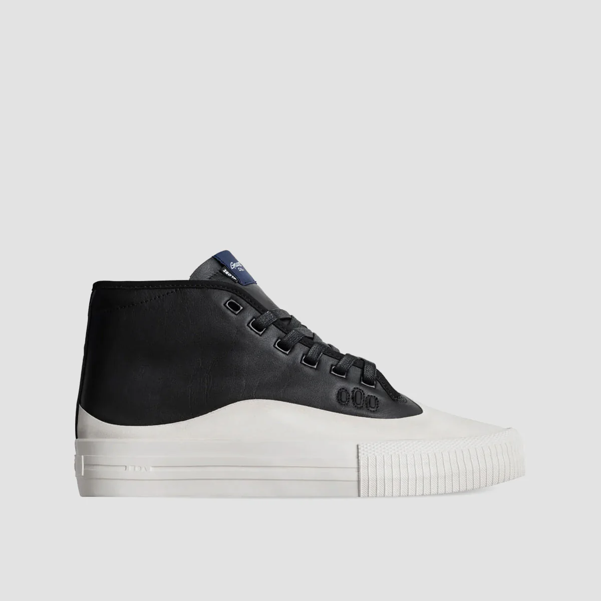 Globe Gillette Mid Top Shoes - Black Leather