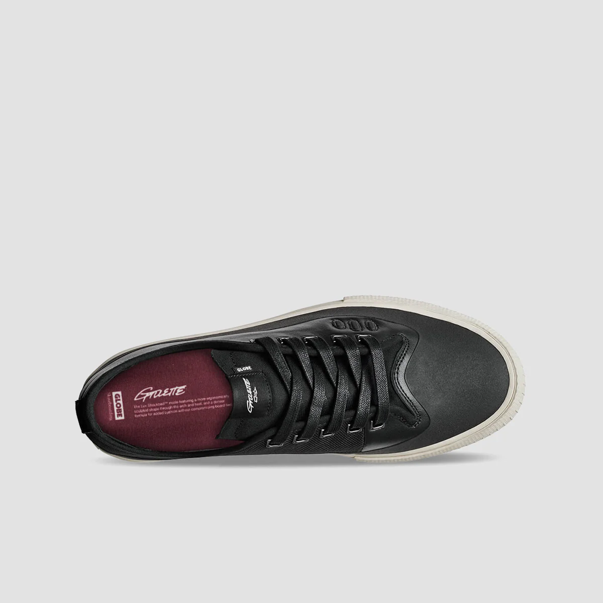 Globe Gillette Shoes - Black Leather - Image 2