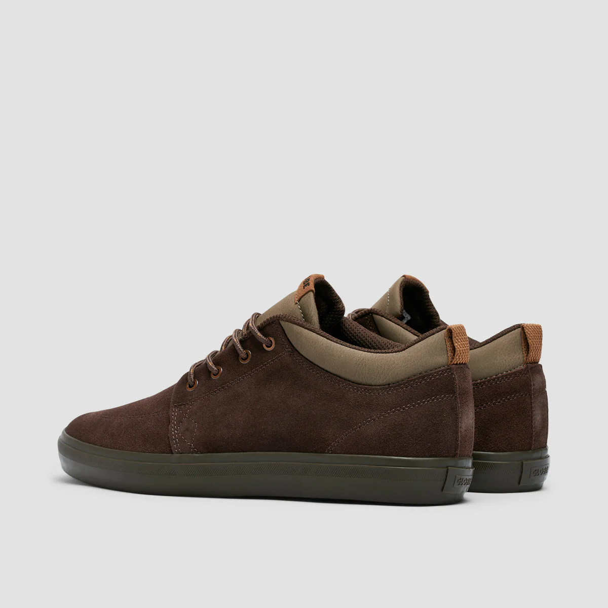 Globe GS Chukka Mid Top Shoes - Dark Oak/Dark Gum - Image 3