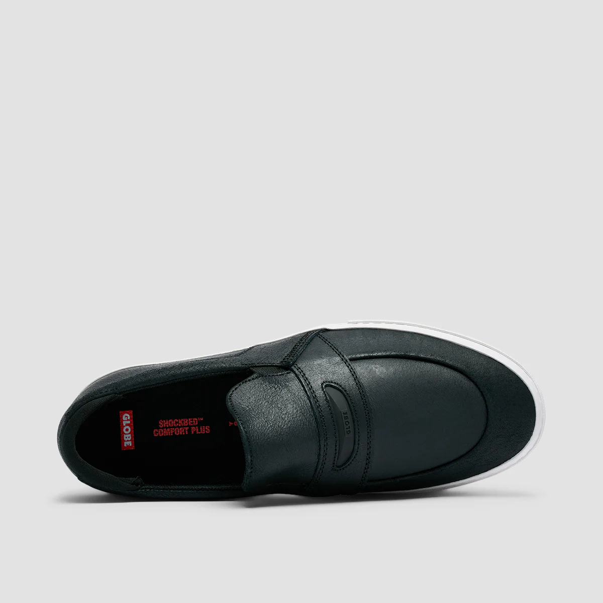 Globe Liaizon Slip On Shoes - Black Distress/White - Image 4