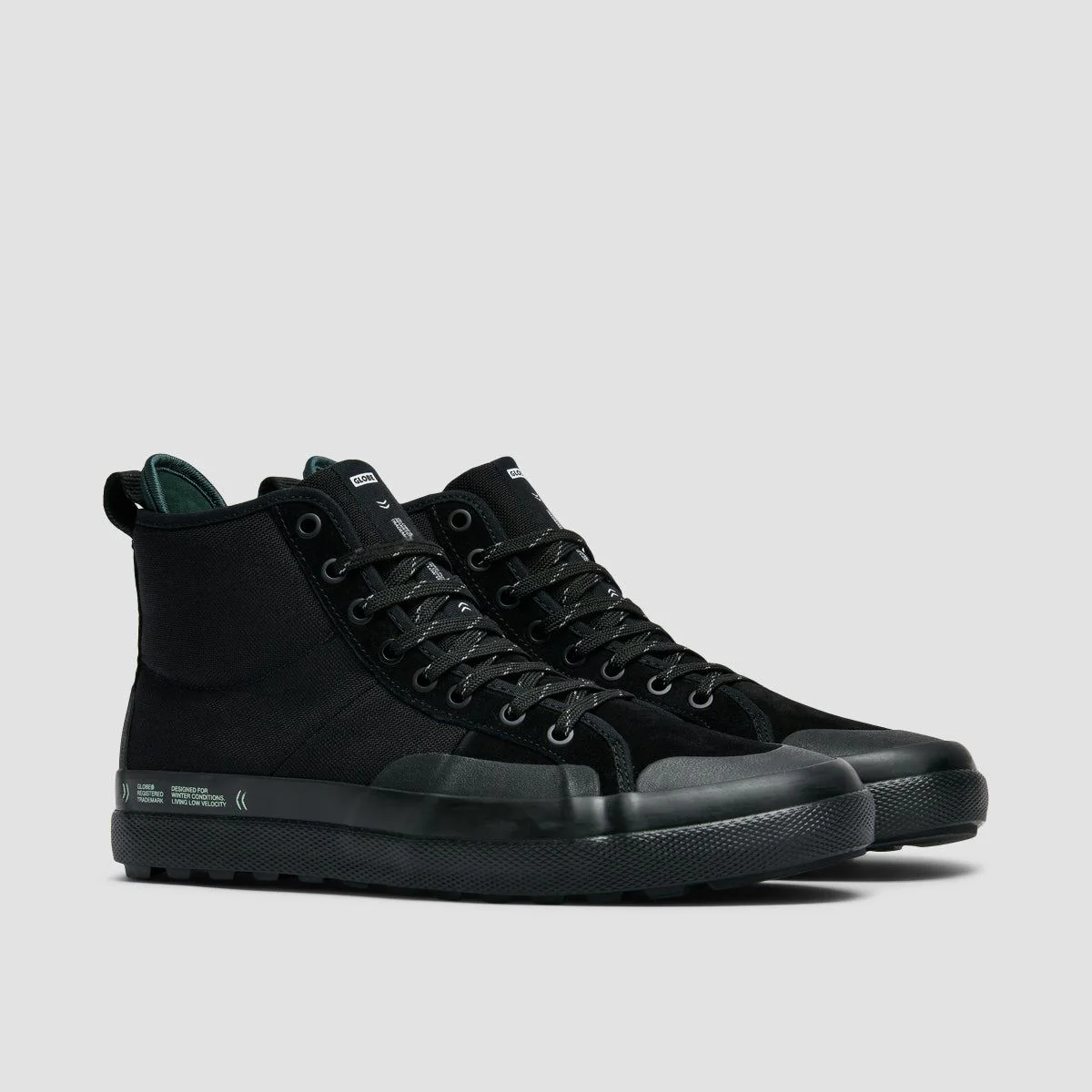 Globe Los Angered II Winter High Top Shoes - Black/Summit - Image 2