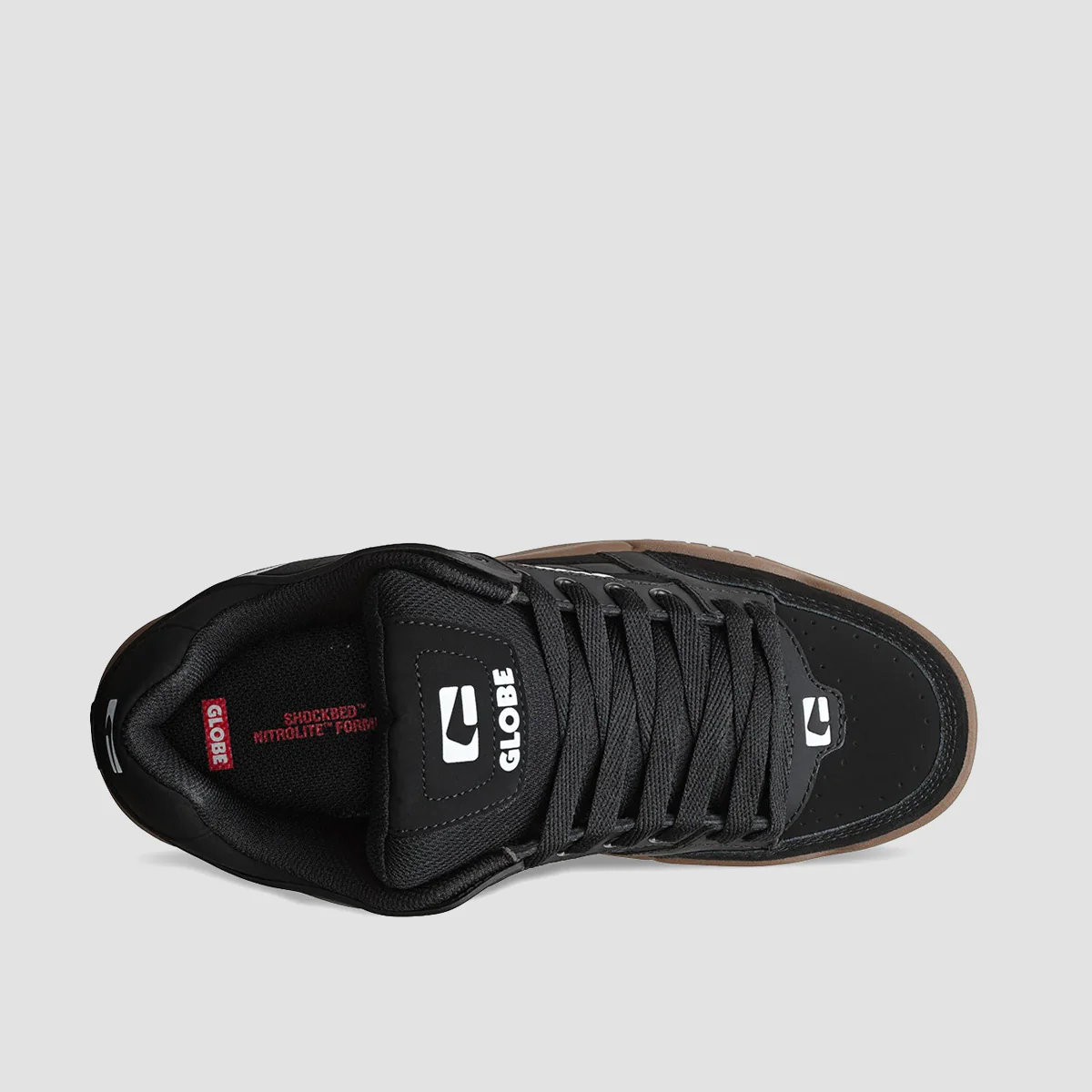 Globe Tilt Shoes - Onyx/Gum - Image 2