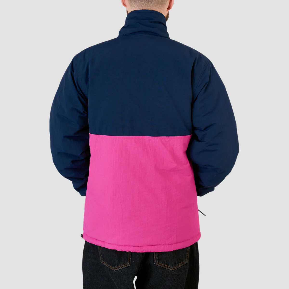 Gotcha Winter 1/4 Zip Jacket Navy/Fuschia - Image 3