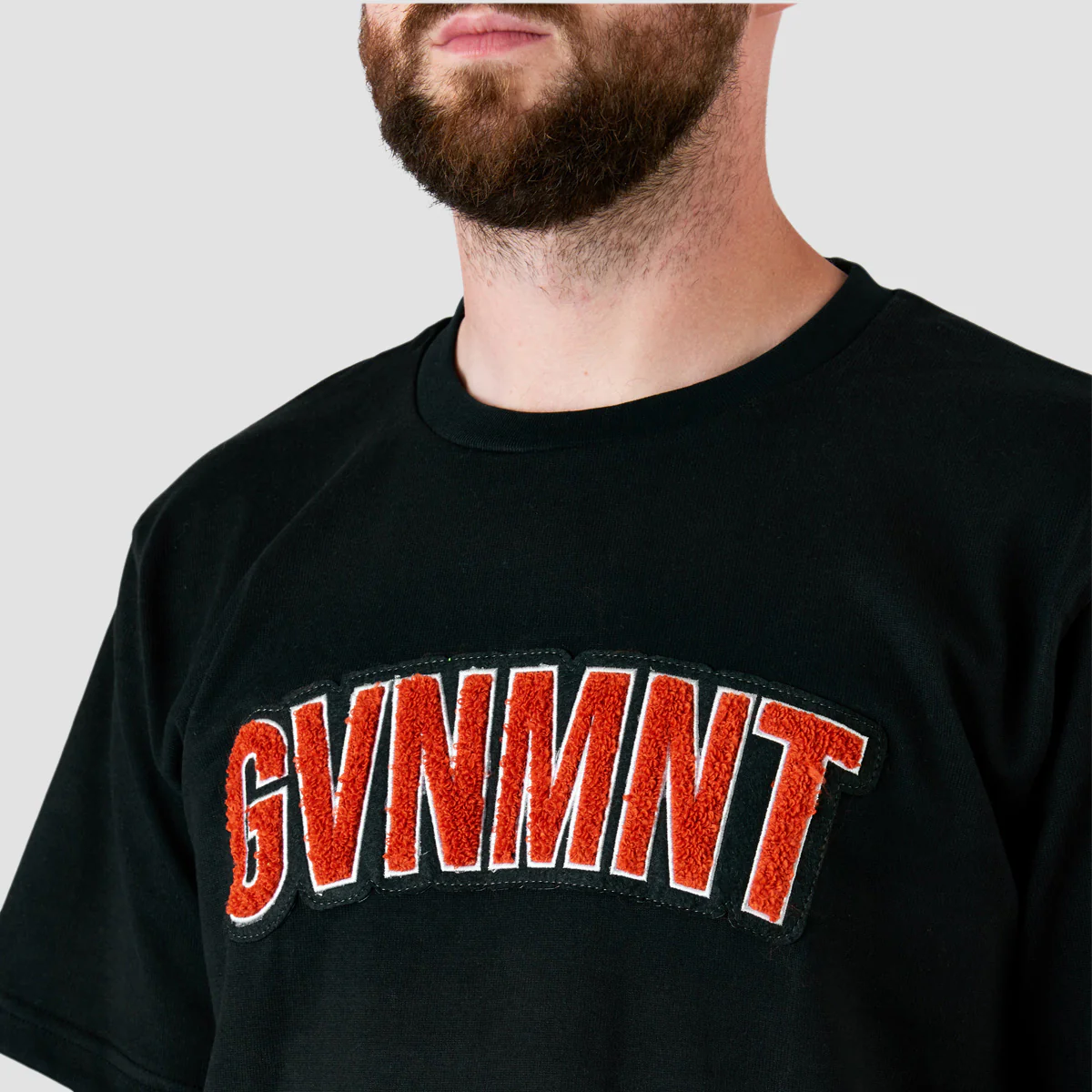 GVNMNT Curve Dat T-Shirt Black - Image 3