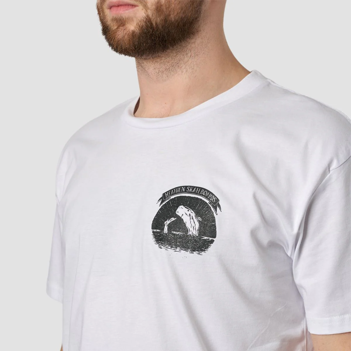 Heathen Ahab T-Shirt White - Image 3