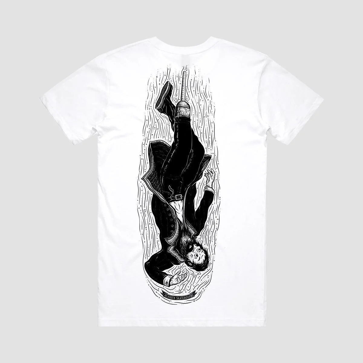 Heathen Ahab T-Shirt White - Image 5