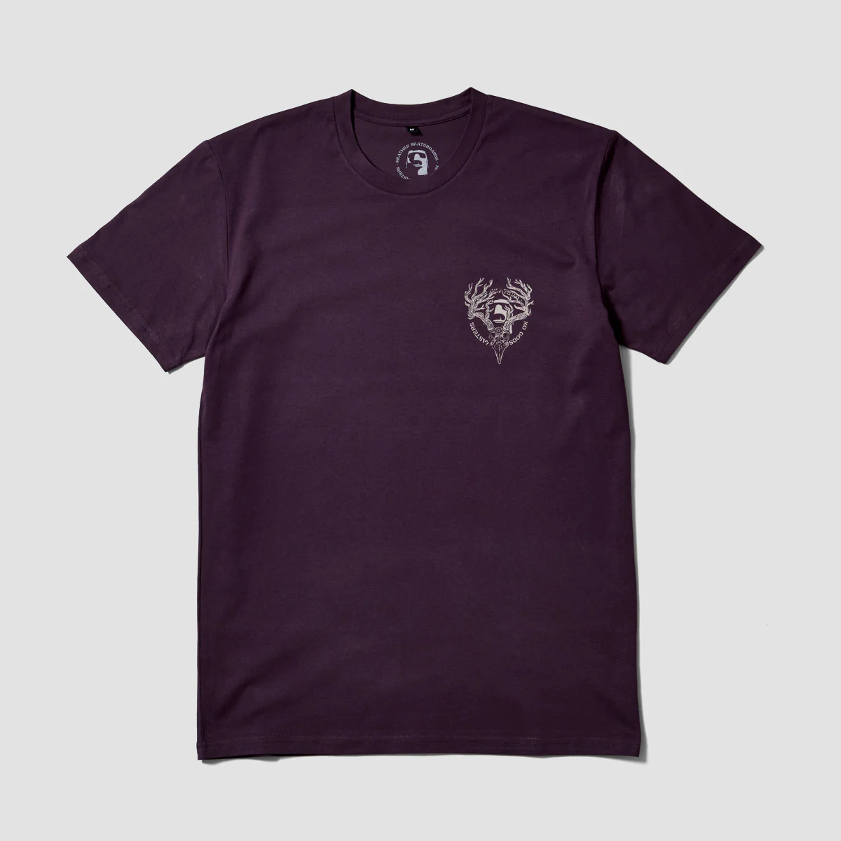 Heathen Ceronnous Mono T-Shirt Plum - Image 2