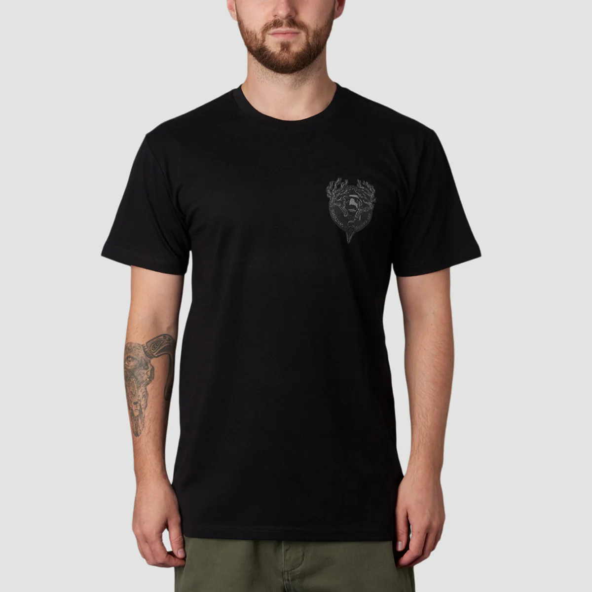 Heathen Ceronnous T-Shirt Black - Image 2