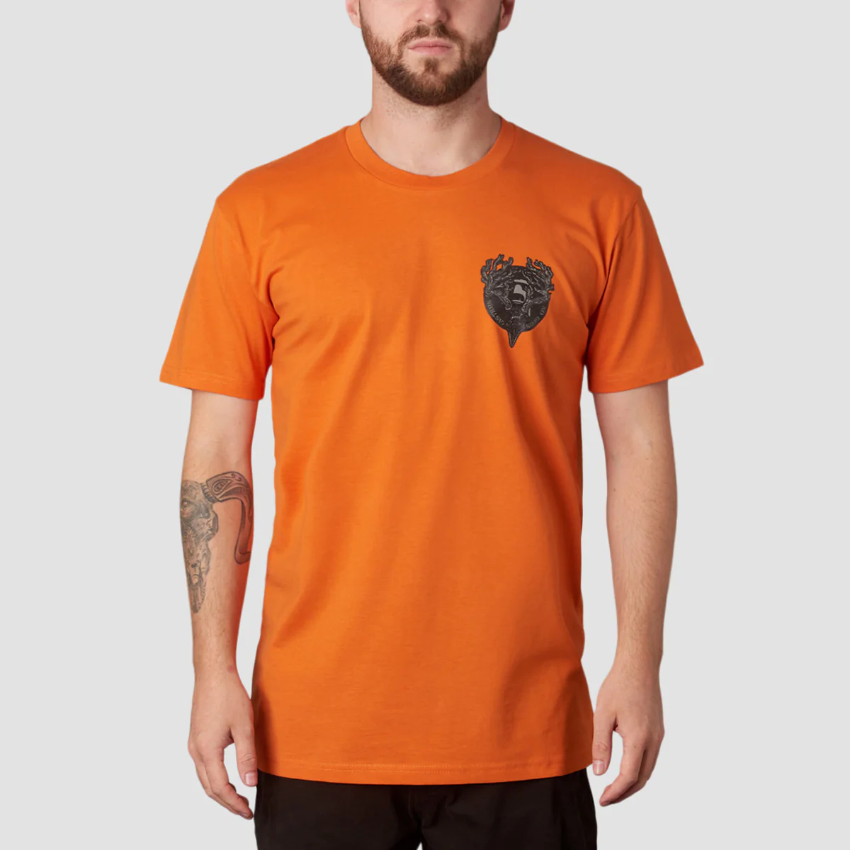 Heathen Ceronnous T-Shirt Orange - Image 2