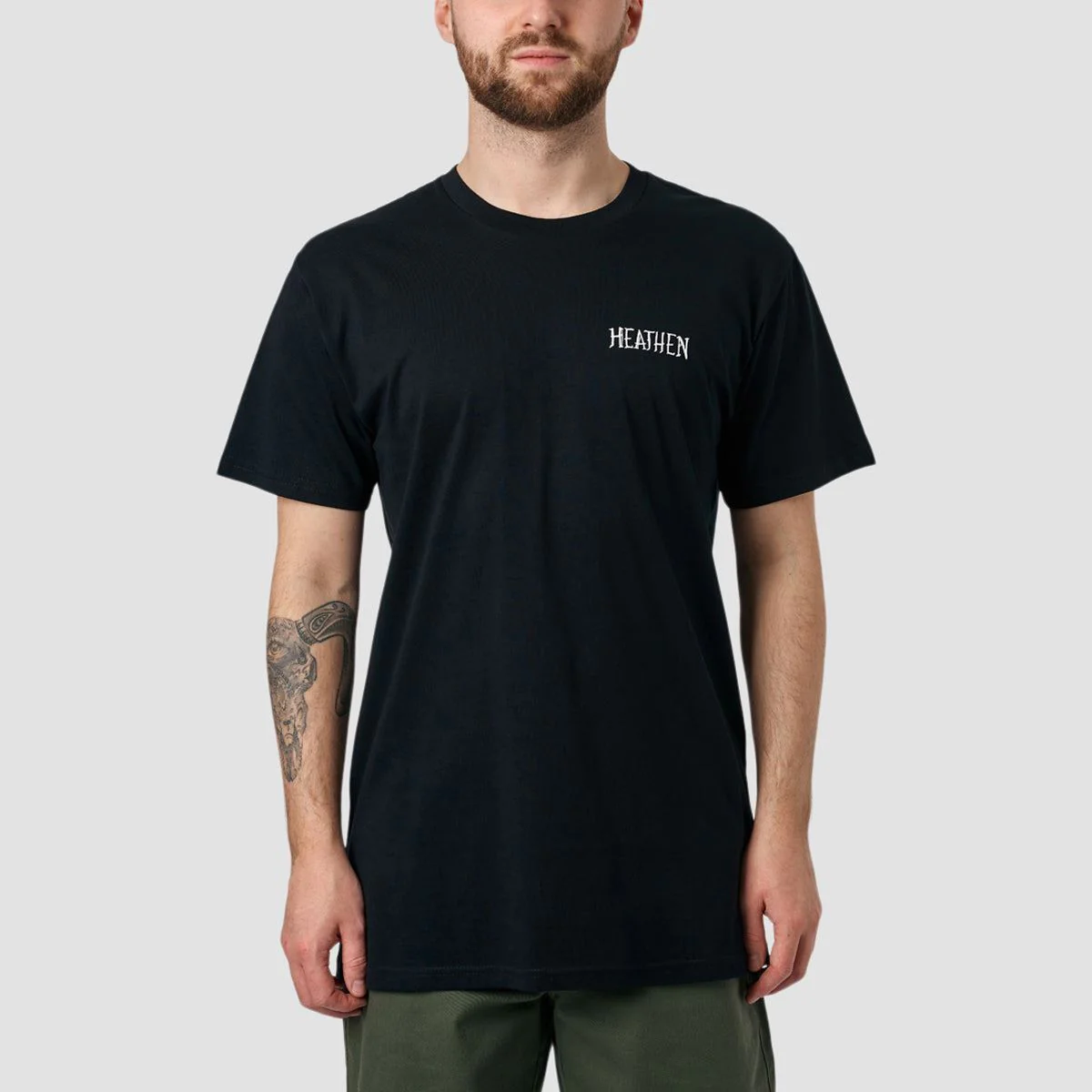 Heathen Devine Dragon T-Shirt Black - Image 2