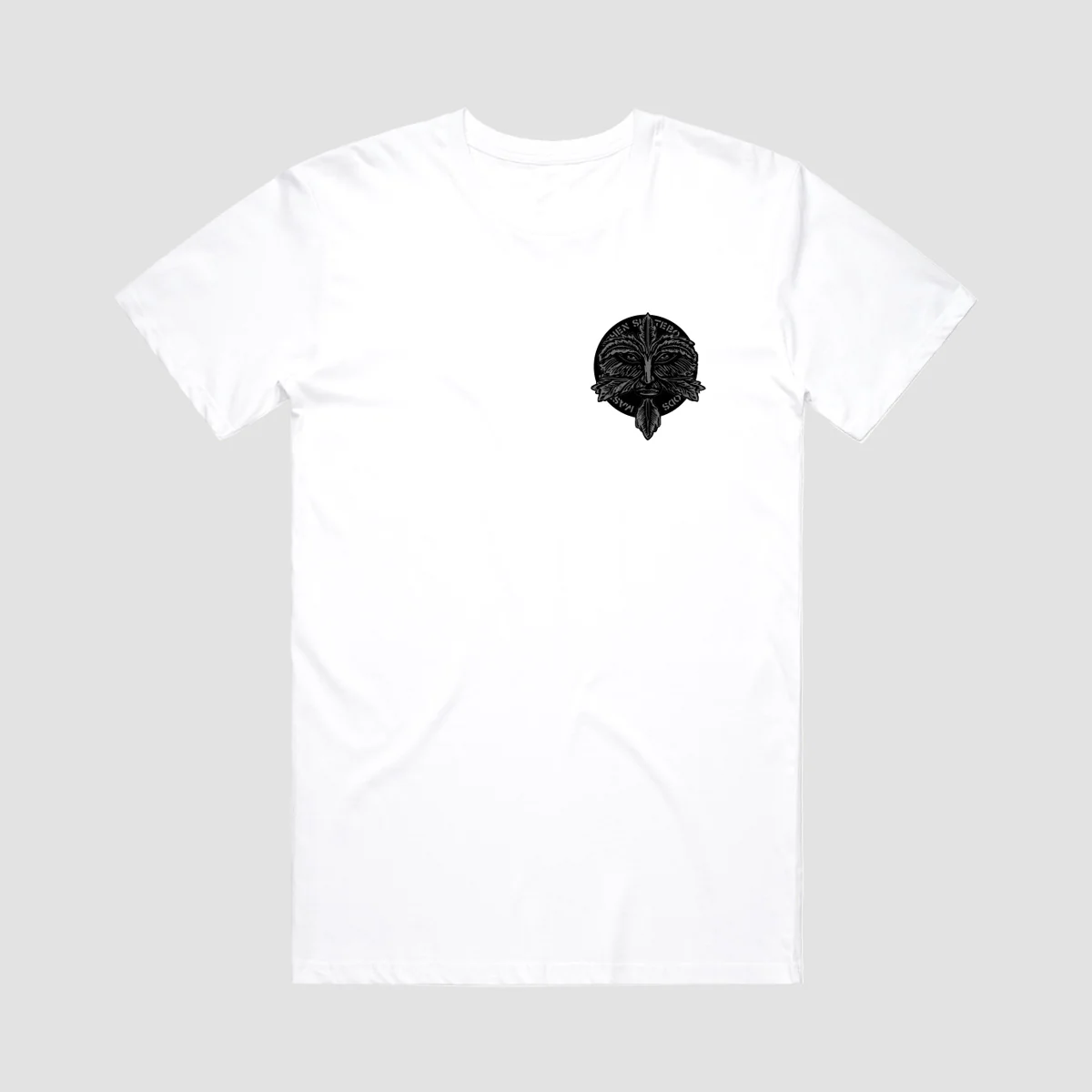 Heathen Green Man T-Shirt White - Image 5
