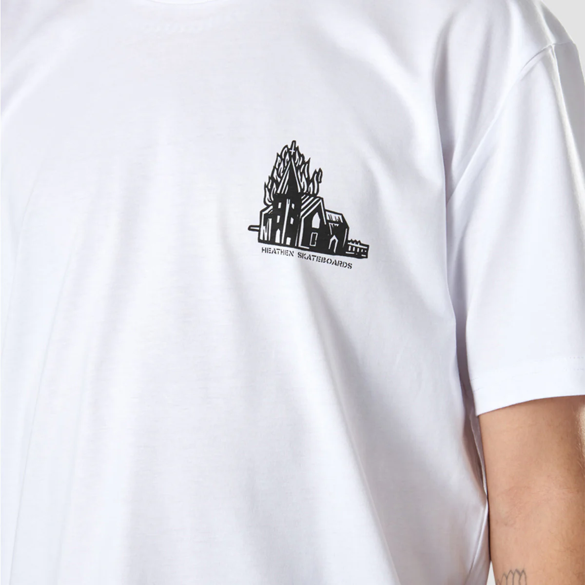 Heathen Lighthouse T-Shirt White - Image 3