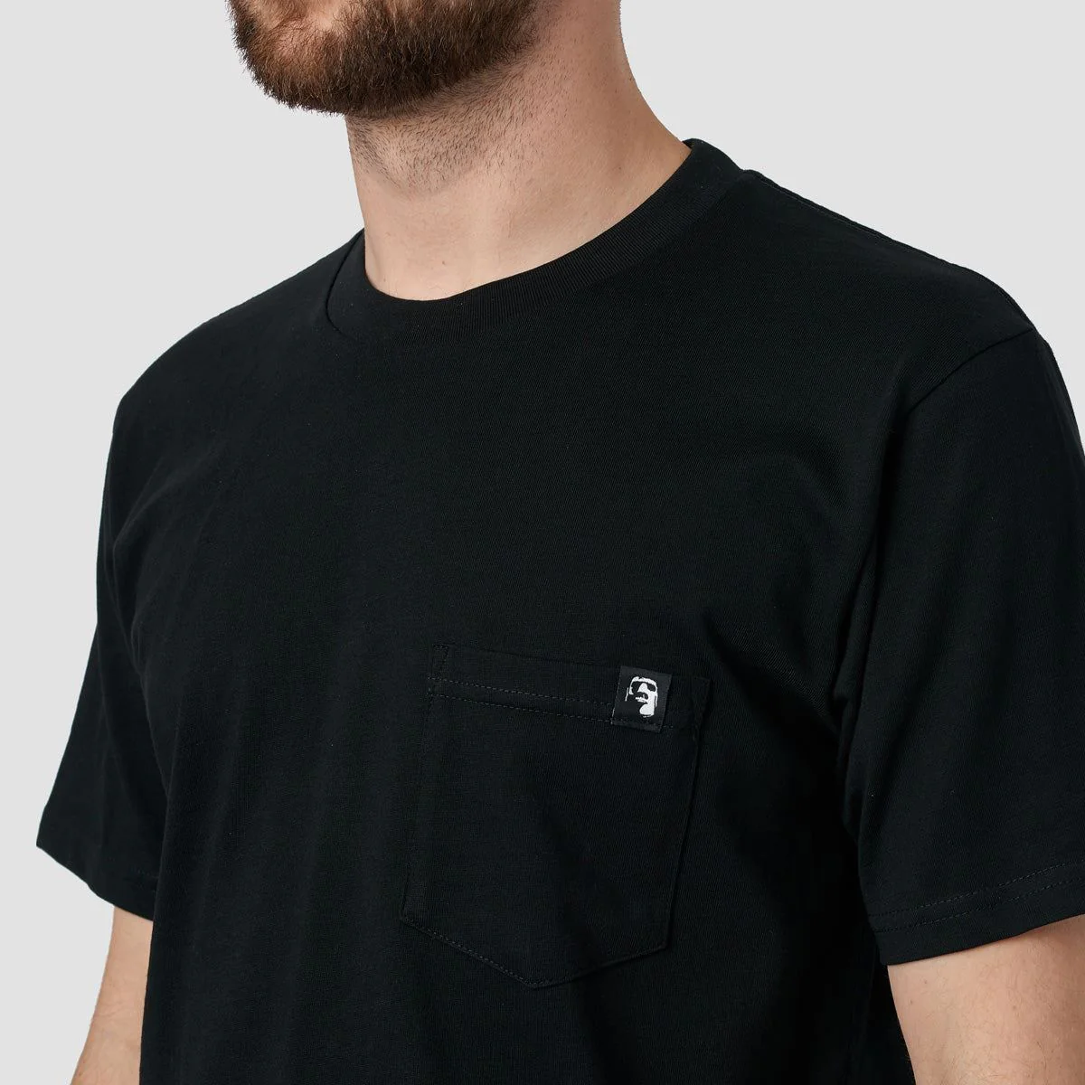Heathen Microlith Pocket T-Shirt Black - Image 2