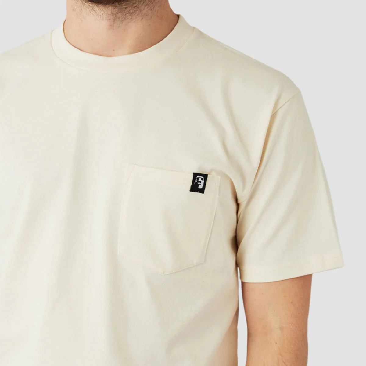 Heathen Microlith Pocket T-Shirt Ecru - Image 2