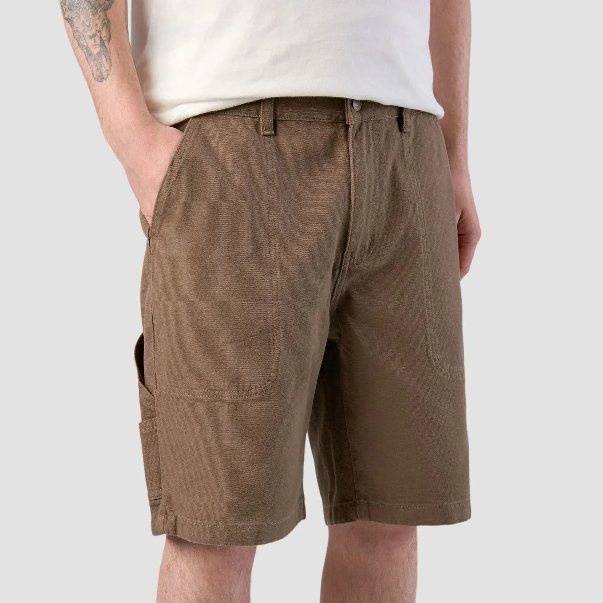 Heathen Pigpile Heavy Canvas Shorts Nut - Image 2