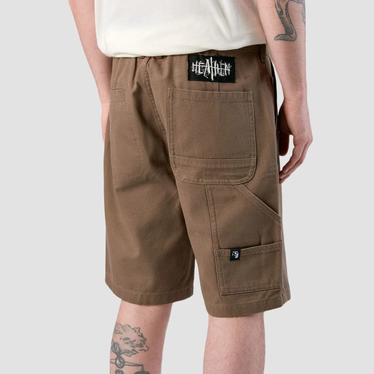 Heathen Pigpile Heavy Canvas Shorts Nut - Image 3