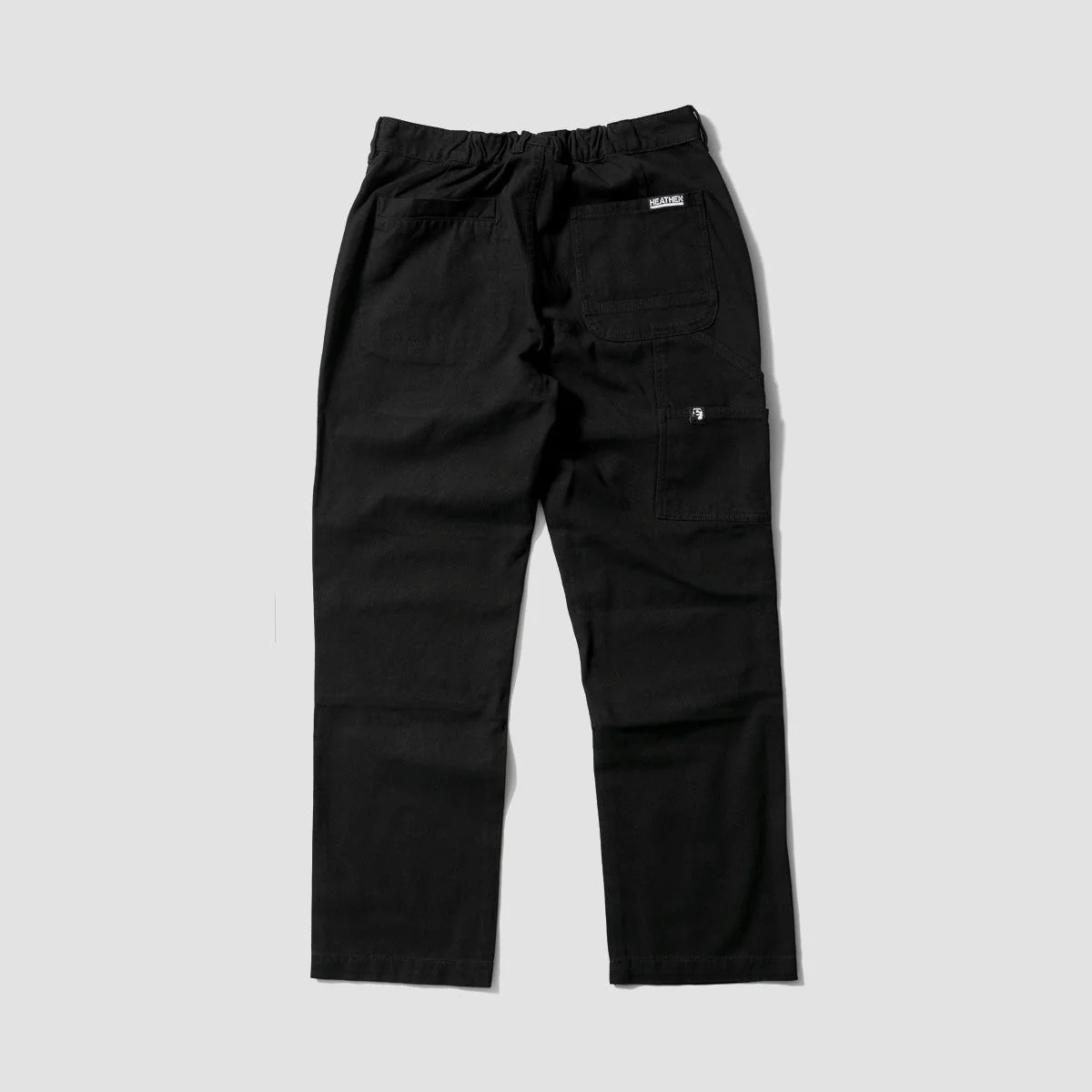 Heathen Shackles Heavy Canvas Work Pants Black - Image 2