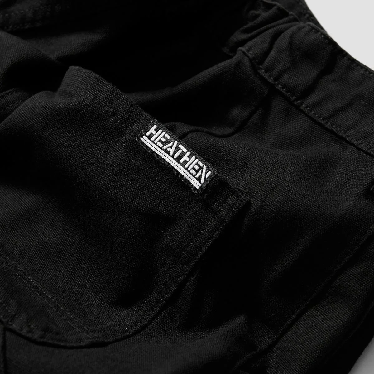 Heathen Shackles Heavy Canvas Work Pants Black - Image 5